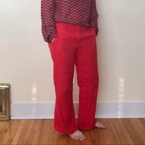 LAST CALL For 5’1” - Tristan linen straight / wide / relaxed leg trousers